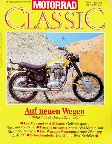 Motorrad Classic 06/1991 Motorrad Classic 06/1991